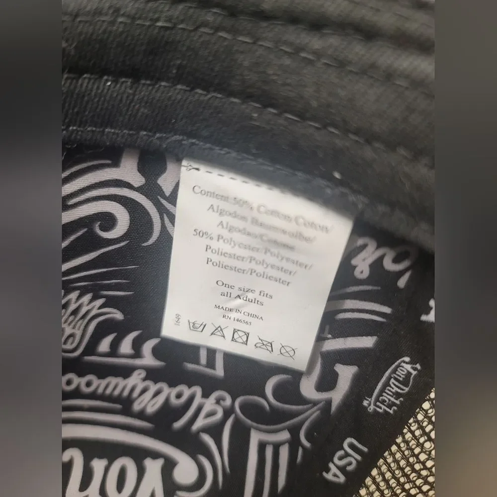 Von Dutch Black Cap with Rainbow Logo